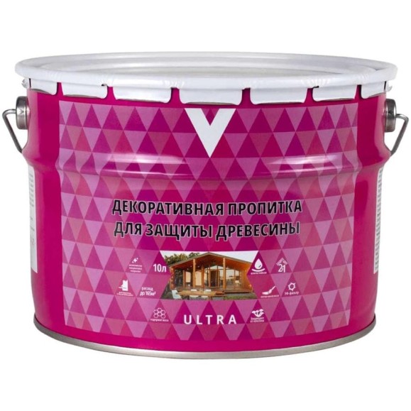 Декоративная пропитка V Ultra палисандр, 10 л 255434 Декоративная пропитка V Ultra палисандр, 10 л 255434