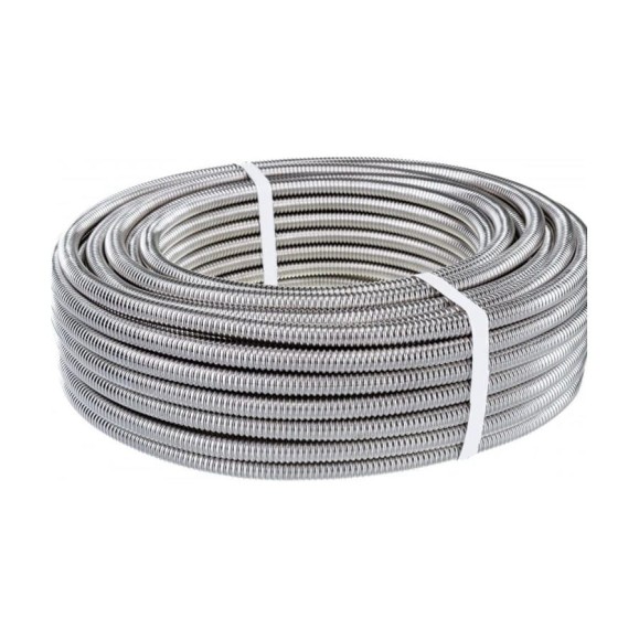 Труба AQUAFLEX гофрированная из нержавеющей стали d15, 30м (отожженная) 773409 Труба AQUAFLEX гофрированная из нержавеющей стали d15, 30м (отожженная) 773409