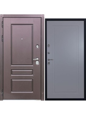 Дверь DIVA STR МХ-27 2050x860 мм, левая, Крафтовый дуб - Н10 Силк Маус УТ-00079931