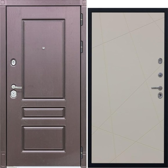 Дверь DIVA STR МХ-27 2050x960 мм, правая, Крафтовый дуб - Д11 Софт Шампань УТ-00079898 Дверь DIVA STR МХ-27 2050x960 мм, правая, Крафтовый дуб - Д11 Софт Шампань УТ-00079898