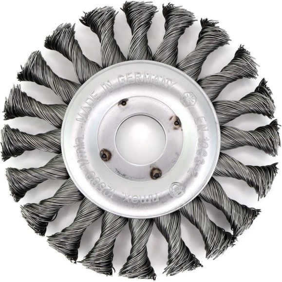 Щетка дисковая жгутовая 125x13x22.2 мм, ворс сталь 0.50 мм OSBORN 631.151-0222