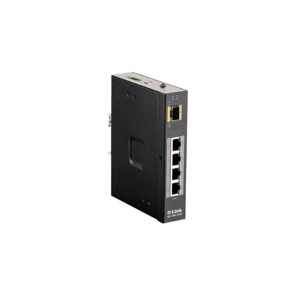 Промышленный неуправляемый коммутатор d-link с 4 портами 10/100/1000base-t, 1 портом 1000base-x sfp DIS-100G-5PSW/A1A