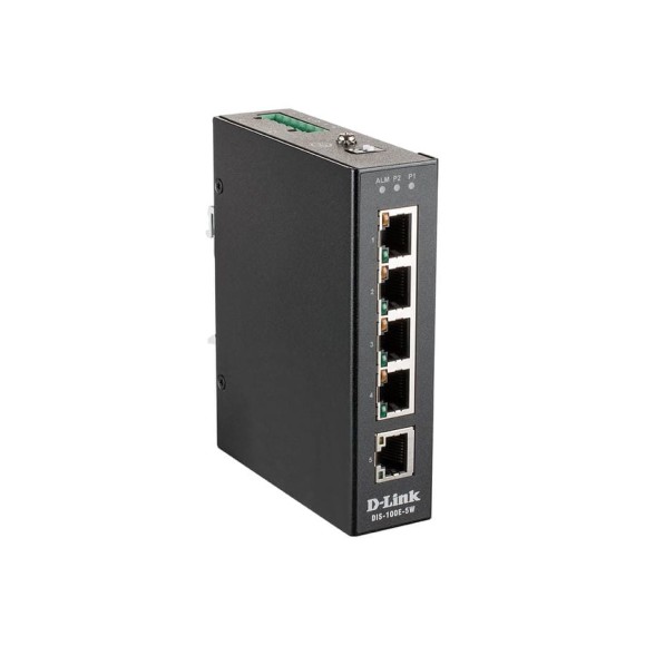 Промышленный неуправляемый коммутатор d-link с 5 портами 10/100base-tx DIS-100E-5W/A1A