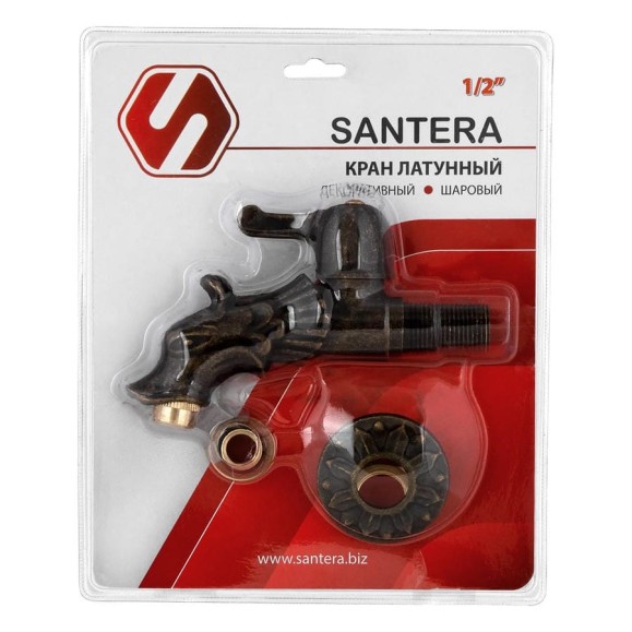 Запорный садовый кран SANTERA Дракон ST202LE Запорный садовый кран SANTERA Дракон ST202LE