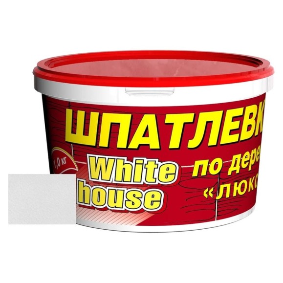 Шпатлевка White House по дереву (белая; 1 кг) 12857