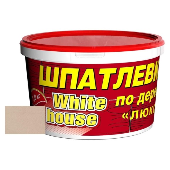 Шпатлевка White House по дереву (бук; 1 кг) 12859 Шпатлевка White House по дереву (бук; 1 кг) 12859