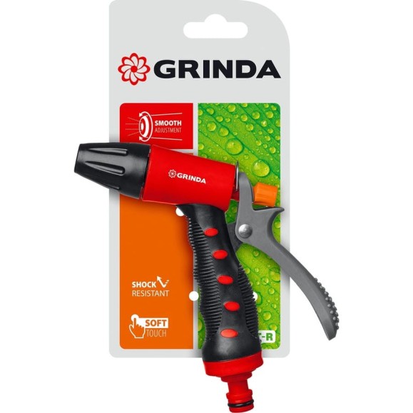 Пластиковый поливочный пистолет GRINDA T-R плавная регулировка 8-427186