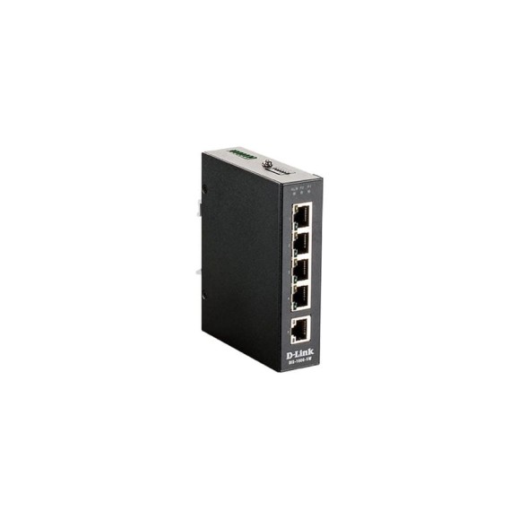 Промышленный неуправляемый коммутатор d-link с 5 портами 10/100/1000base-t DIS-100G-5W/A1A