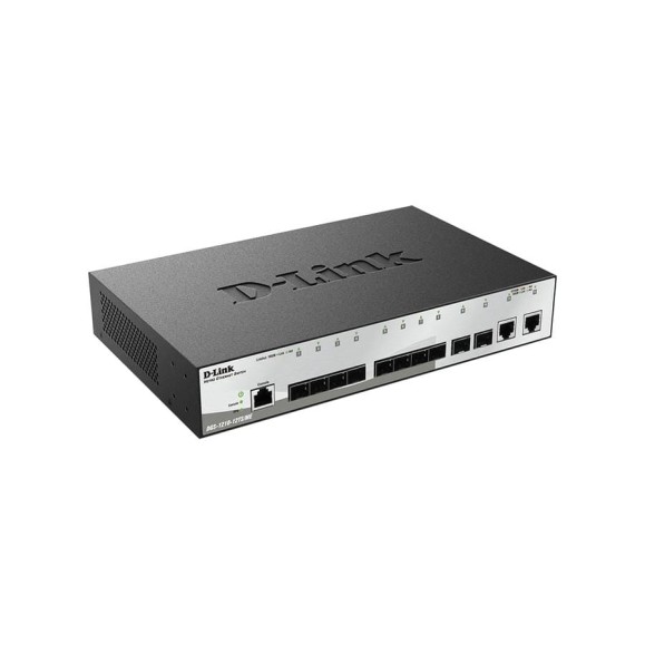 Управляемый l2 коммутатор d-link с 10 портами 1000base-x sfp и 2 портами 10/100/1000base-t DGS-1210-12TS/ME/B1A Управляемый l2 коммутатор d-link с 10 портами 1000base-x sfp и 2 портами 10/100/1000base-t DGS-1210-12TS/ME/B1A