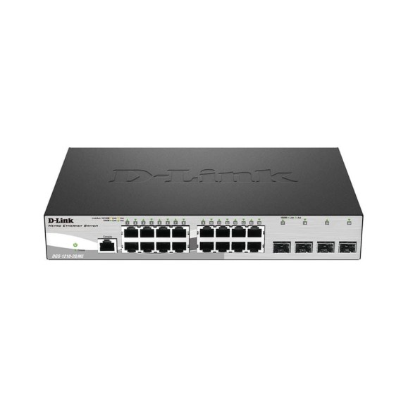 Управляемый l2 коммутатор d-link с 16 портами 10/100/1000base-t и 4 портами 1000base-x sfp DGS-1210-20/ME/A1A Управляемый l2 коммутатор d-link с 16 портами 10/100/1000base-t и 4 портами 1000base-x sfp DGS-1210-20/ME/A1A