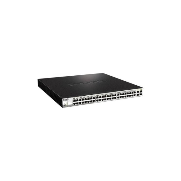 Настраиваемый l2 коммутатор с 48 портами 10/100/1000base-t и 4 портами 1000base-x sfp d-link Proj порты 1-48 poe 802.3af/at DGS-1210-52MPP/E2A Настраиваемый l2 коммутатор с 48 портами 10/100/1000base-t и 4 портами 1000base-x sfp d-link Proj порты 1-48 poe 802.3af/at DGS-1210-52MPP/E2A