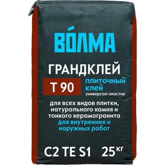 Клей ВОЛМА Грандклей с2 тe s1 25 кг 30001676 Клей ВОЛМА Грандклей с2 тe s1 25 кг 30001676