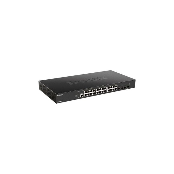 Настраиваемый l2+ коммутатор d-link Proj с 24 портами 10gbase-t и 4 портами 25gbase-x sfp28 DXS-1210-28T/A1A Настраиваемый l2+ коммутатор d-link Proj с 24 портами 10gbase-t и 4 портами 25gbase-x sfp28 DXS-1210-28T/A1A