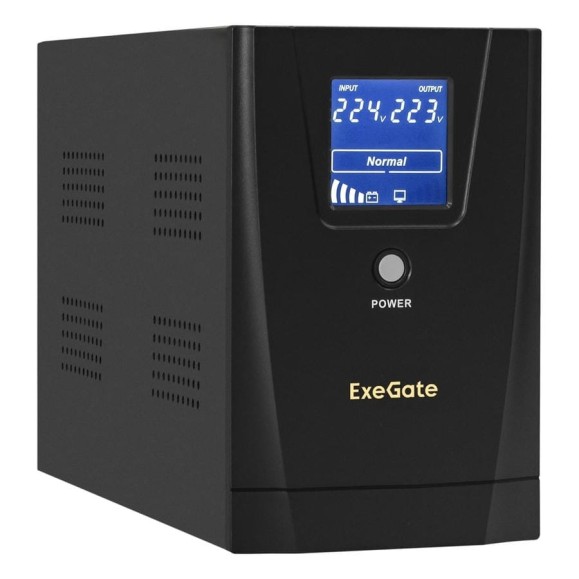 ИБП ExeGate SpecialPro Smart LLB-2Schuko,RJ45 11,USB, металлический корпус, Black 292632