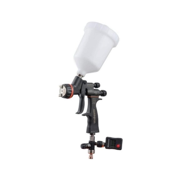 Краскораспылитель WALCOM GENESI CARBONIO EVO 360 HTE BASE MAORI, 0,68 л, сопло 1.3 мм 973013EBM