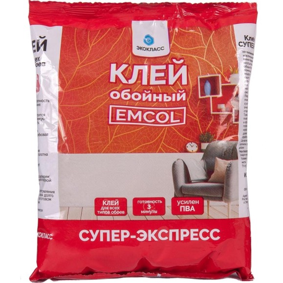 Клей Экокласс Эмкол Супер-экспресс 0.2 кг 27133 Клей Экокласс Эмкол Супер-экспресс 0.2 кг 27133