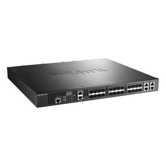 Управляемый стекируемый коммутатор d-link Proj уровня 2+ с 20 портами 10g sfp+ и 4 комбо-портами 10gbase-t/sfp+ DXS-3400-24SC/A1ASI Управляемый стекируемый коммутатор d-link Proj уровня 2+ с 20 портами 10g sfp+ и 4 комбо-портами 10gbase-t/sfp+ DXS-3400-24SC/A1ASI