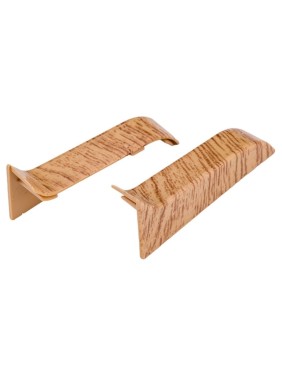 Заглушка для плинтуса Волшебная палочка ПВХ 58 мм, 2 шт, цвет 5808 УТ000072778