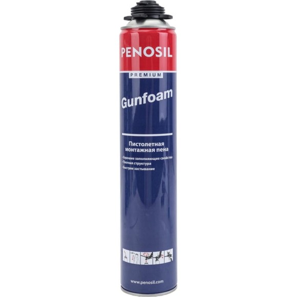 Профессиональная монтажная пена до 45 л Penosil Premium Gunfoam 750 мл A1578Z Профессиональная монтажная пена до 45 л Penosil Premium Gunfoam 750 мл A1578Z