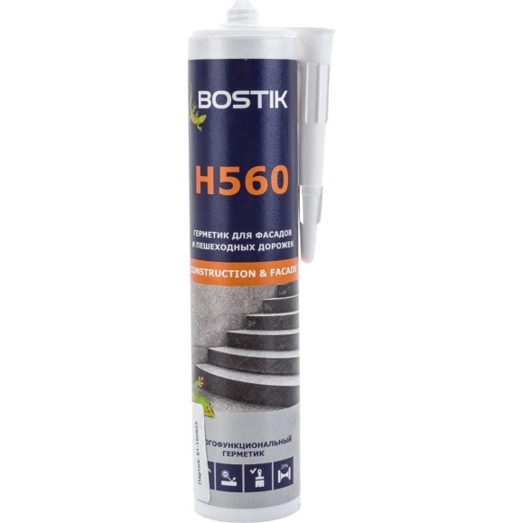 Герметик Bostik H560 светло-серый, 290 мл 50010039 Герметик Bostik H560 светло-серый, 290 мл 50010039