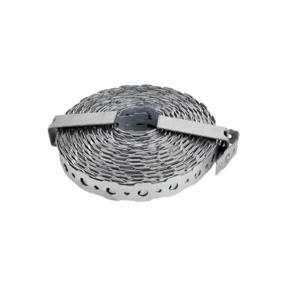 Перфорированная лента VORMANN 16x0.9 мм, 10 м, горячеоцинкованная сталь 001403016ZF