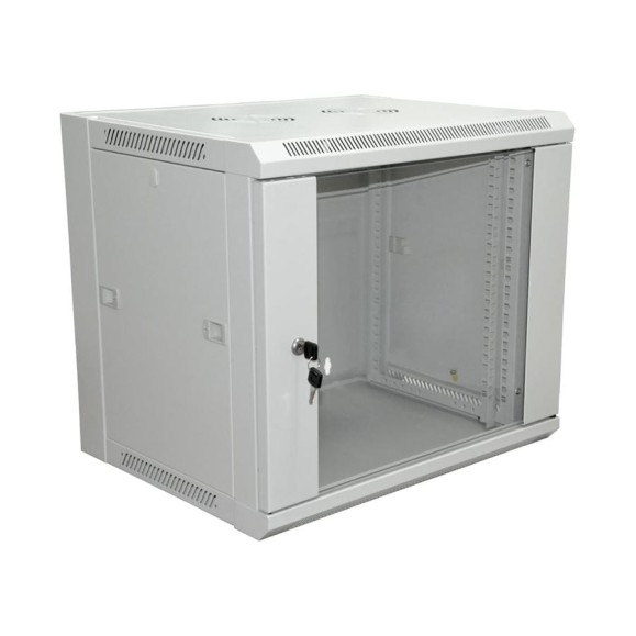 Настенный шкаф REXANT 19" 6u 600×450×370мм (шxгxв) - передняя дверь стекло, боковые стенки съемные (разобранный), ral 7035 pro 04-2200 Настенный шкаф REXANT 19" 6u 600×450×370мм (шxгxв) - передняя дверь стекло, боковые стенки съемные (разобранный), ral 7035 pro 04-2200