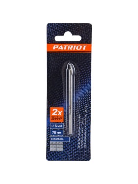 Сверло по керамике (6х70 мм) EDGE by PATRIOT 815010063