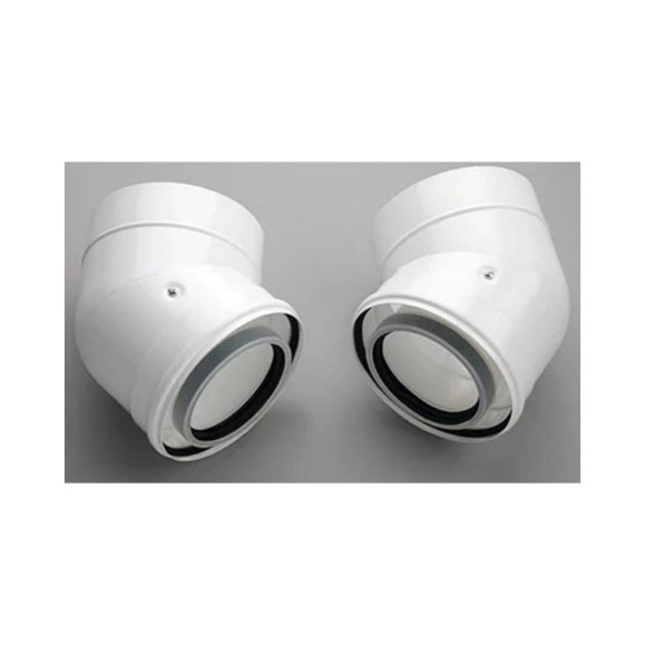 Коаксиальный отвод ARISTON 45 M/F d80/125 2 шт. 3318092