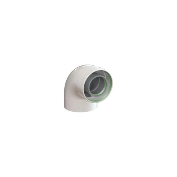 Коаксиальный отвод ARISTON 90 M/F d60/100, цвет серый, для котлов ALTEAS X 3319057