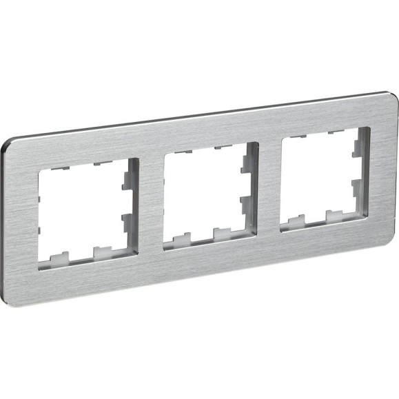 3-местная рамка IEK Brite ру-3-1-бр металл алюминий re al BR-M32-M-21-K47 3-местная рамка IEK Brite ру-3-1-бр металл алюминий re al BR-M32-M-21-K47