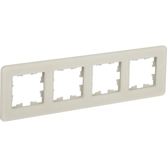 4-местная рамка IEK Brite ру-4-2-бр стекло песчаный re BR-M42-G-41-K98 4-местная рамка IEK Brite ру-4-2-бр стекло песчаный re BR-M42-G-41-K98
