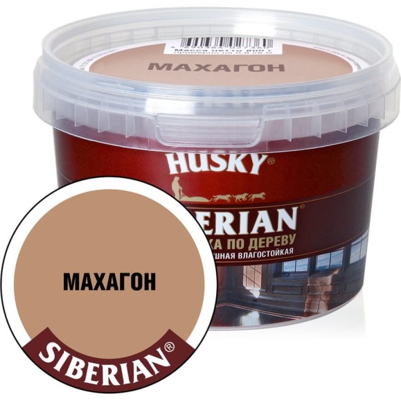 Шпатлевка по дереву HUSKY махагон, 0.8 кг 26533