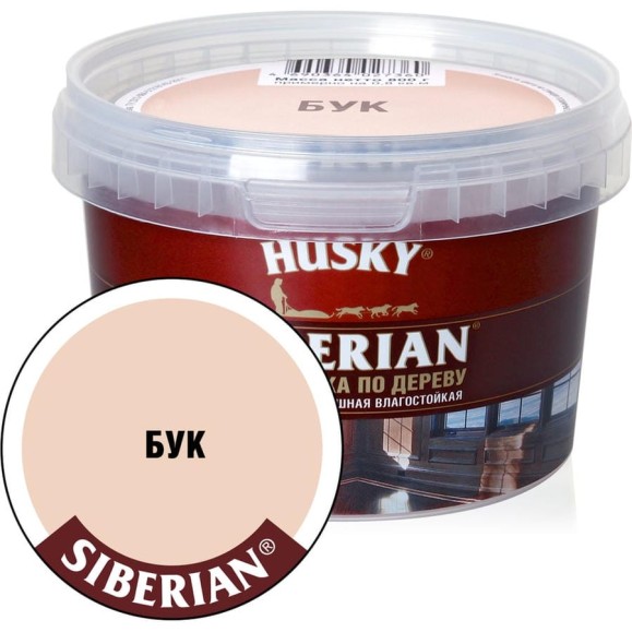 Шпатлевка по дереву HUSKY бук, 0.8 кг 26531