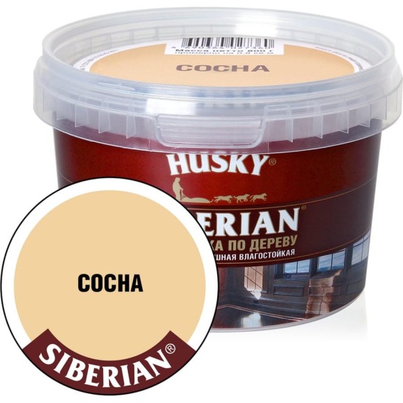 Шпатлевка по дереву HUSKY сосна, 0.8 кг 26534