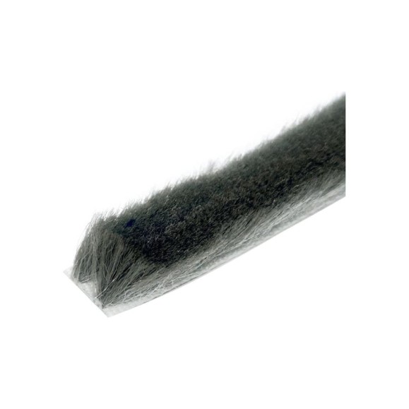 Щёточный Уплотнитель Mebax 11x12 Серый 6Р на клею на плёнке 125 м 00-00002607 Щёточный Уплотнитель Mebax 11x12 Серый 6Р на клею на плёнке 125 м 00-00002607
