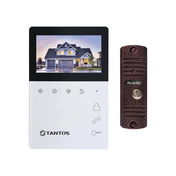 Комплект видеодомофона Tantos Elsa Kit (медь) и вызывная панель Falcon Eye FE-305C 00-00305907 Комплект видеодомофона Tantos Elsa Kit (медь) и вызывная панель Falcon Eye FE-305C 00-00305907