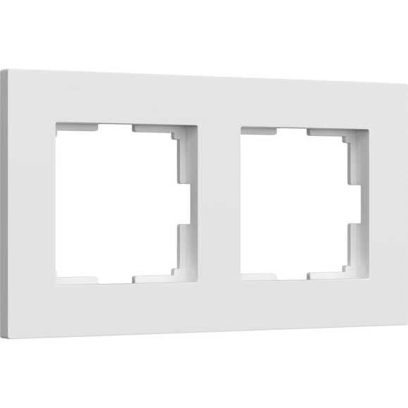 Рамка WERKEL на 2 поста slab (белый матовый) a062795 Рамка WERKEL на 2 поста slab (белый матовый) a062795