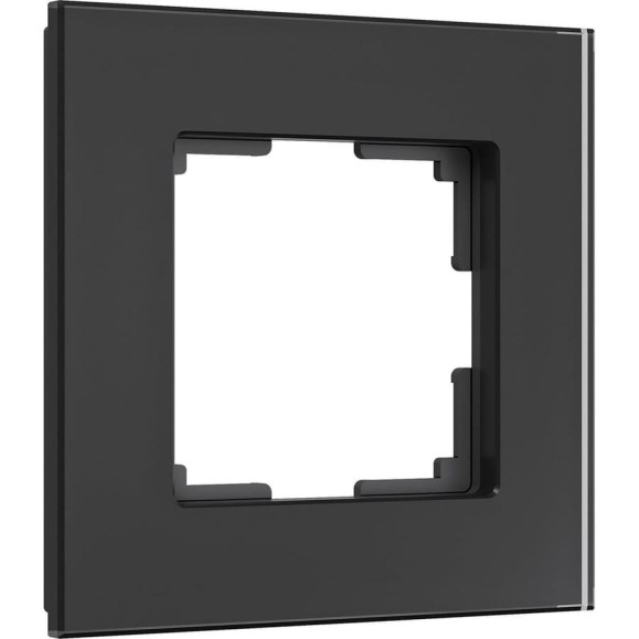 Рамка WERKEL на 1 пост senso (черный, стекло soft-touch) a064572 Рамка WERKEL на 1 пост senso (черный, стекло soft-touch) a064572