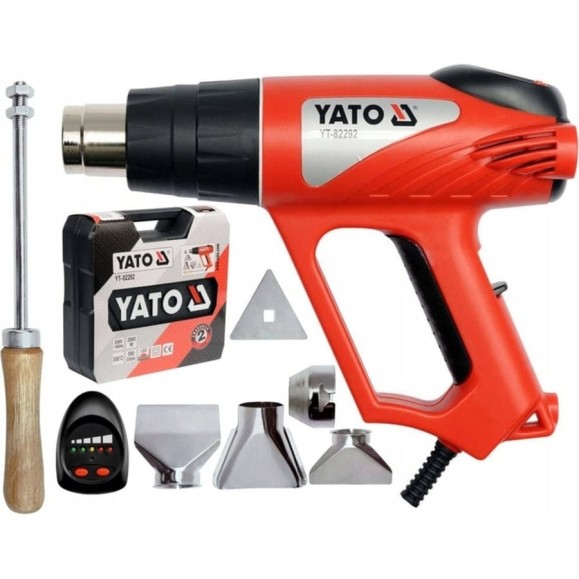 Технический фен YATO 2000Вт 550C YT-82292 370282292 092 1 Технический фен YATO 2000Вт 550C YT-82292 370282292 092 1