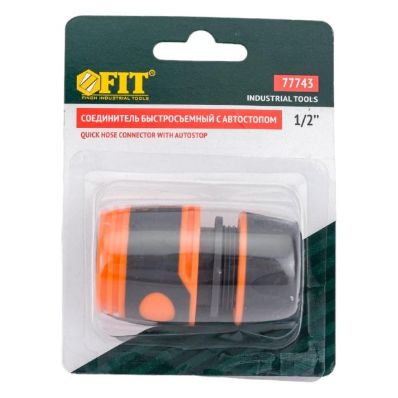 Соединитель двухкомпонентный с автостопом 1/2'' FIT IT 77743 Соединитель двухкомпонентный с автостопом 1/2'' FIT IT 77743