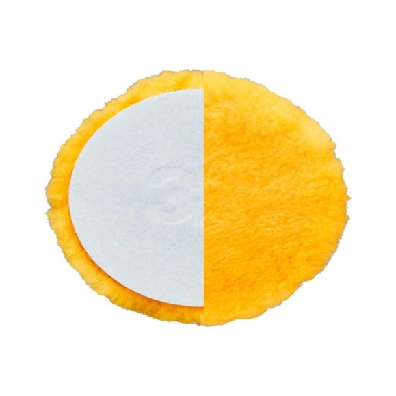 Шерстяной полировальный круг Yellow X-Cut Lamb Wool Pad K-XW8 203 мм 3D 020671 Шерстяной полировальный круг Yellow X-Cut Lamb Wool Pad K-XW8 203 мм 3D 020671