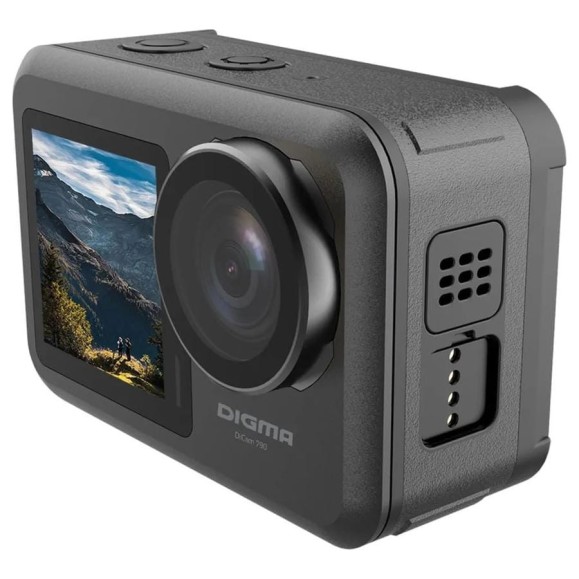 Экшн-камера DIGMA DiCam 790 1xCMOS, 12Mpix, черная 1628013