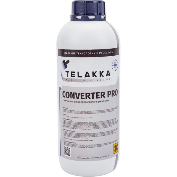 Нейтральный преобразователь ржавчины Telakka CONVERTER PRO 1 л 4631160697555 Нейтральный преобразователь ржавчины Telakka CONVERTER PRO 1 л 4631160697555