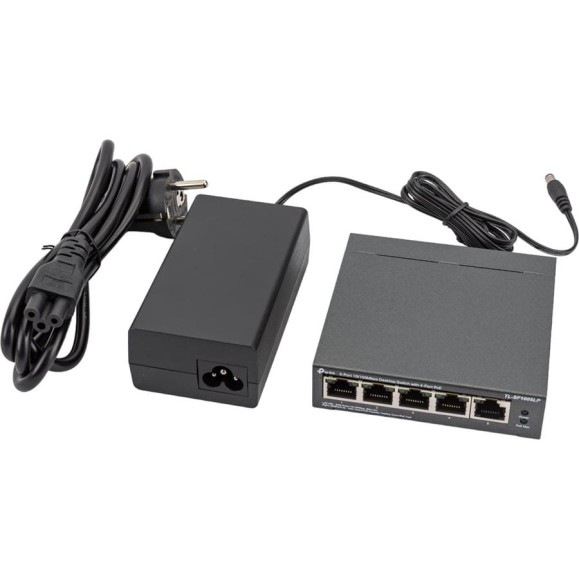 5-портовый неуправляемый коммутатор TP-Link TL-SF1005LP