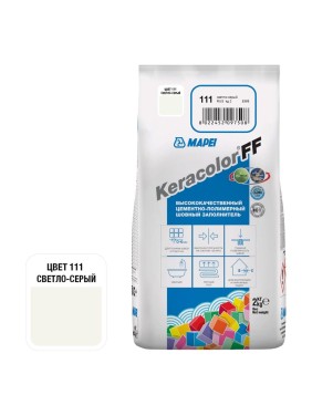 Затирка MAPEI KERACOLOR FF № 111/2кг (Светло-серый) 5QA011102A