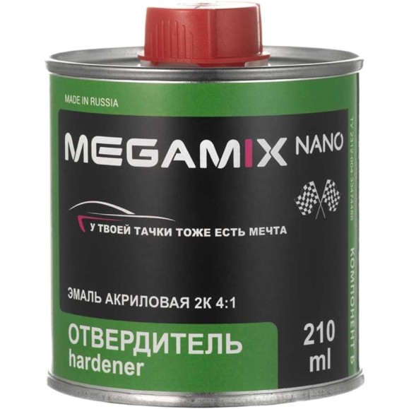 Отвердитель акриловой эмали Megamix компонент Б 210 мл 4673755207664 Отвердитель акриловой эмали Megamix компонент Б 210 мл 4673755207664