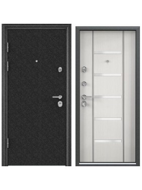 Металлическая входная дверь для квартиры Torex Ultimatum 950x2100 мм, левая, черный/бежевый 2000002648772