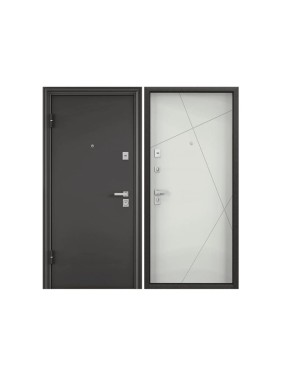 Металлическая входная дверь для квартиры Torex Ultimatum-M 880x2050 мм, левая, черный/серый 2000005805202