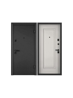 Металлическая входная дверь для квартиры Torex Ultimatum-M 880x2050 мм, правая, черный/белый 2000006097224