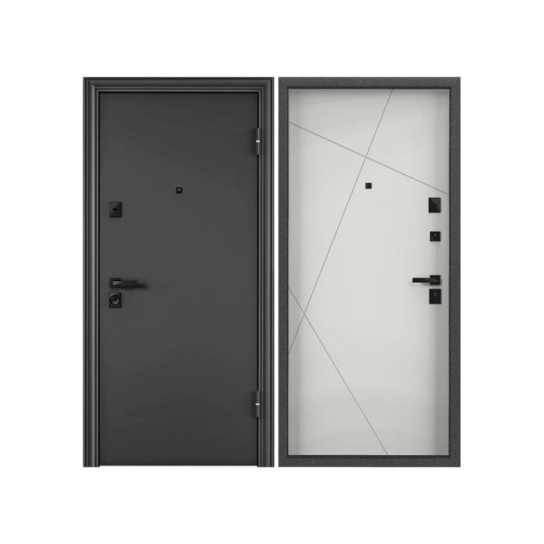 Металлическая входная дверь для квартиры Torex Ultimatum-M 950x2050 мм, правая, черный/серый 2000005838453
